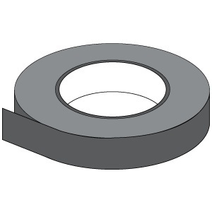 Linnen Plakband blauw/30mm 194331