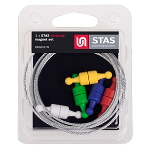 STAS blister kleur magneet set