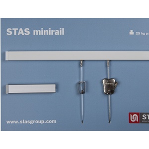STAS A4 bordje minirail pale blue