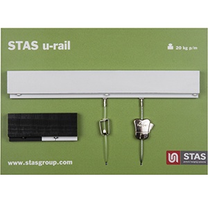 STAS A4 bordje U-rail green