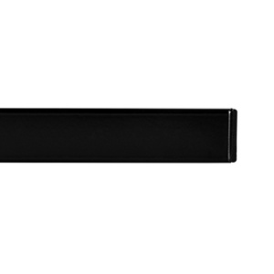 Stas cliprail zwart 300cm p/stuk gesea