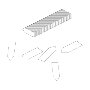 Hardpoints 15mm zilver