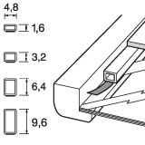 X 18mtr. Econospace wit 9,6mm 152cm