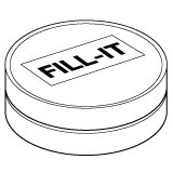 Fill-it licht eiken 57gr