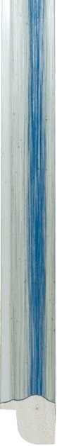 Zilver/blauw 21