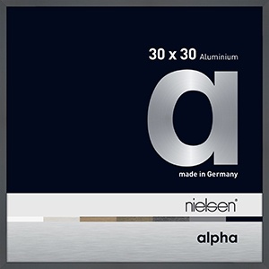 Alpha Glossy Dark Grey 30x30cm