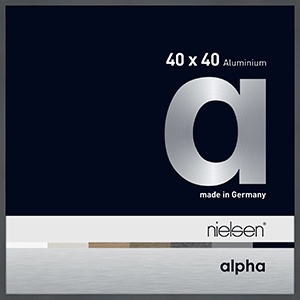 Alpha Glossy Dark Grey 40x40cm