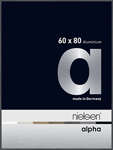 Alpha Glossy Dark Grey Silver 60x80cm