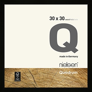 Quadrum Black 30x30cm