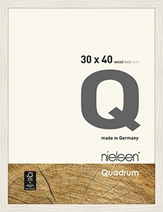 Quadrum White 30x40cm