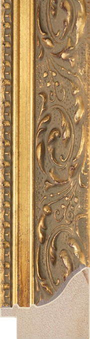 Goud/beige ornament 48